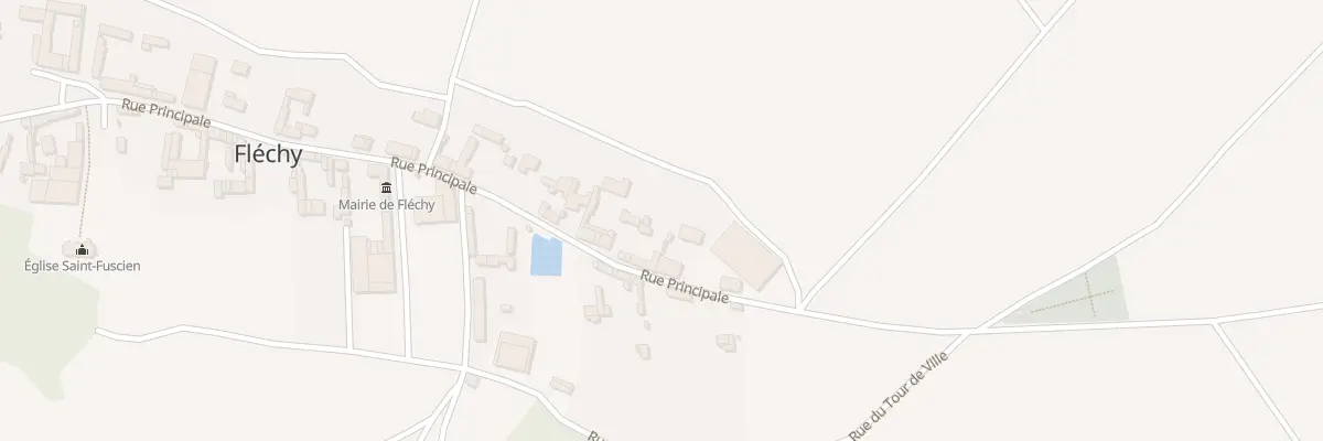 Plan du 3 Rue Principale à Fléchy