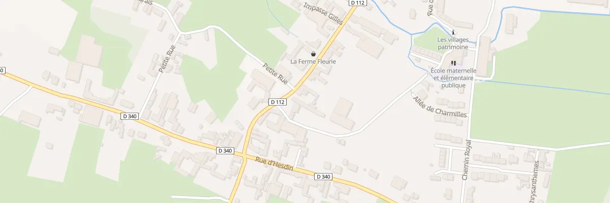 Plan du 6 Rue du Bourg à Nuncq-Hautecôte