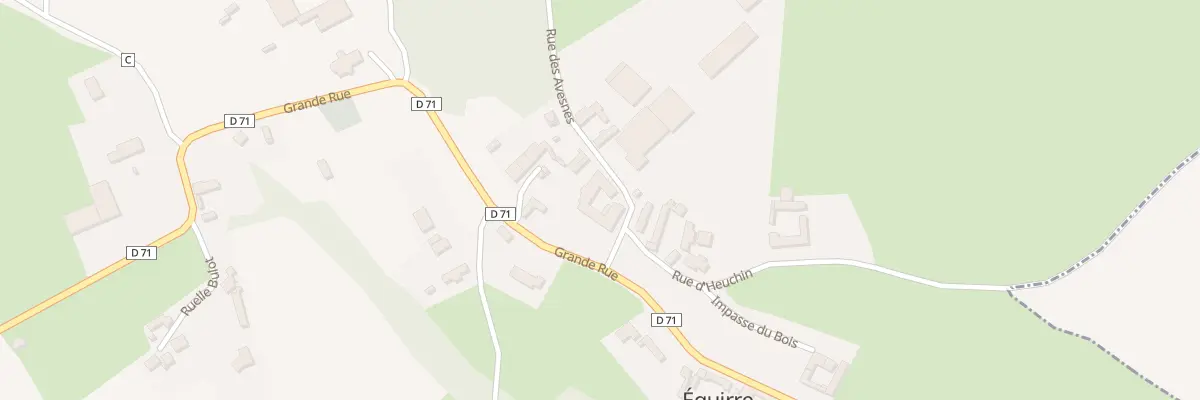 Plan du 57 Rue des Avesnes à Équirre