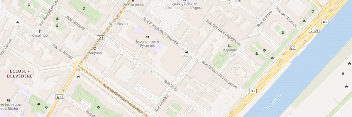Plan du 13 Rue Ampère à Puteaux