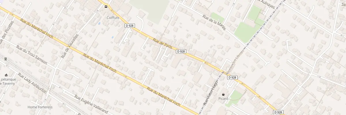 Plan du 25 Rue de Paris à Taverny