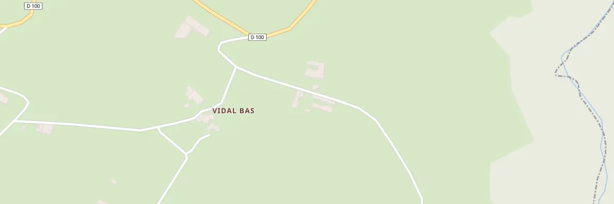Plan du 5457 Vidal Haut à Arthès
