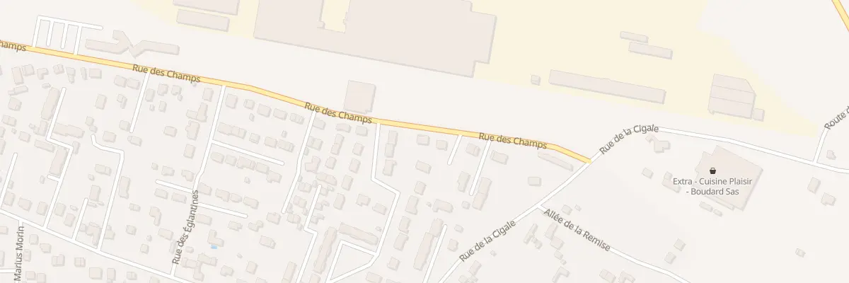 Plan du 84 Rue des Champs à Châteauneuf-sur-Loire