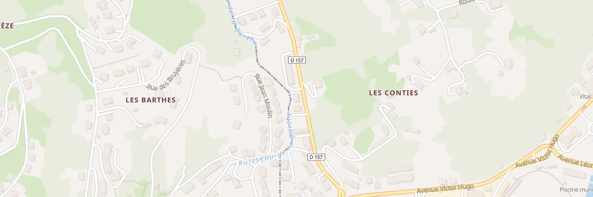 Plan du 201 Rte de Combettes à Decazeville