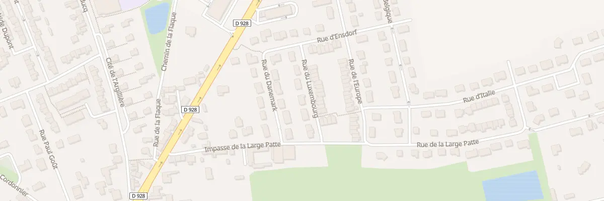 Plan du 8 Rue du Luxembourg à Wizernes