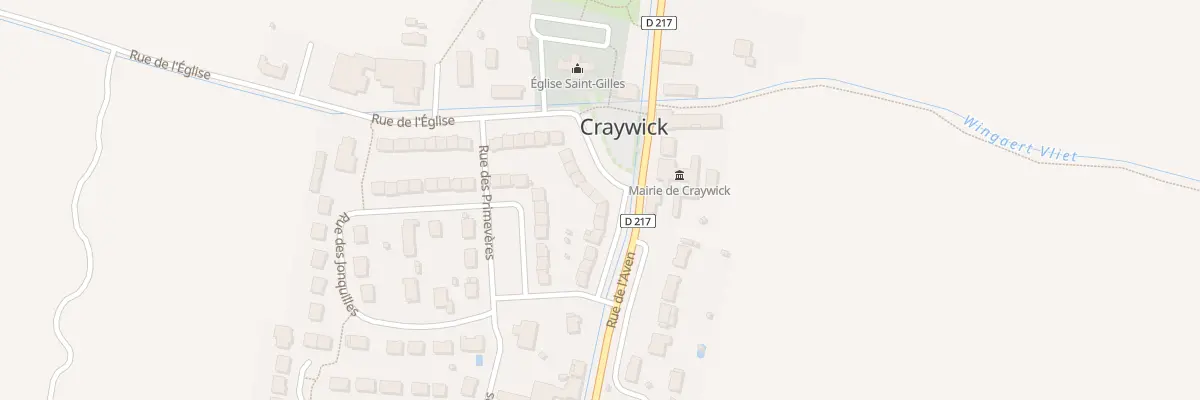 Plan du 1 Rue de l’Eglise Cd 17 à Craywick
