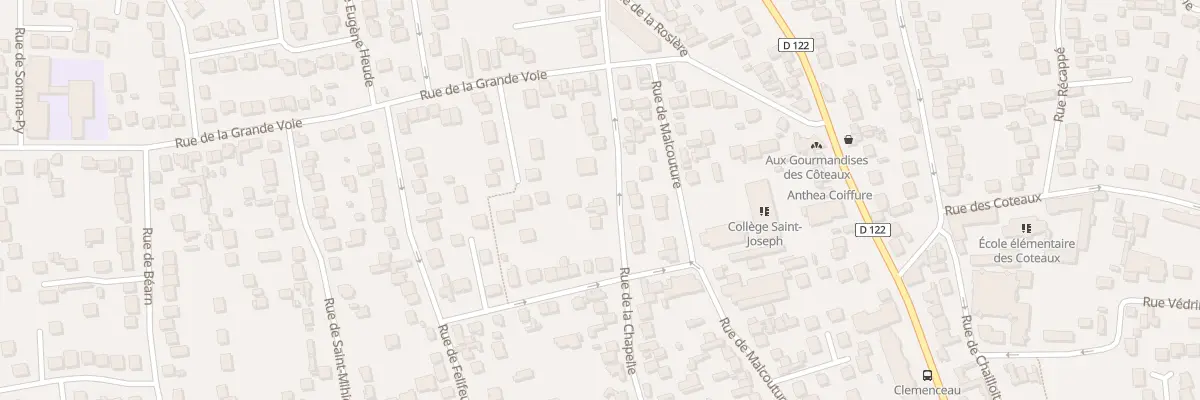 Plan du 133 Rue de la Chapelle à Argenteuil