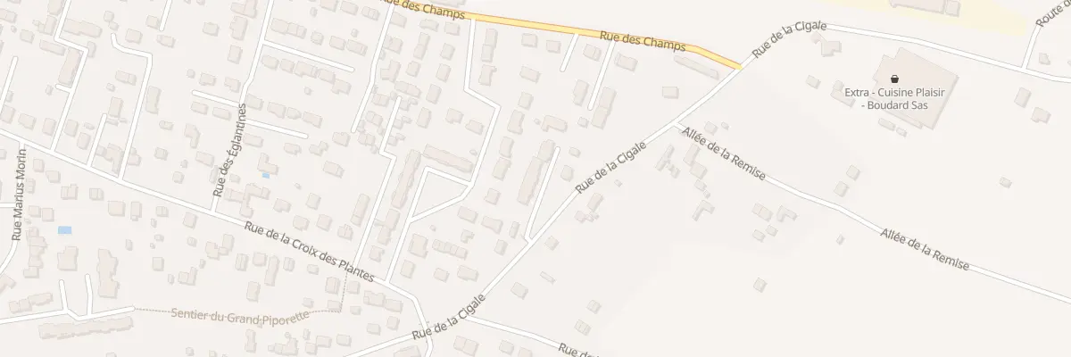 Plan du 73 Rue de la Cigale à Châteauneuf-sur-Loire