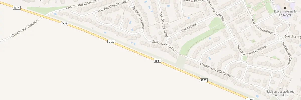 Plan du 18 Rue Albert Camus à Nozay