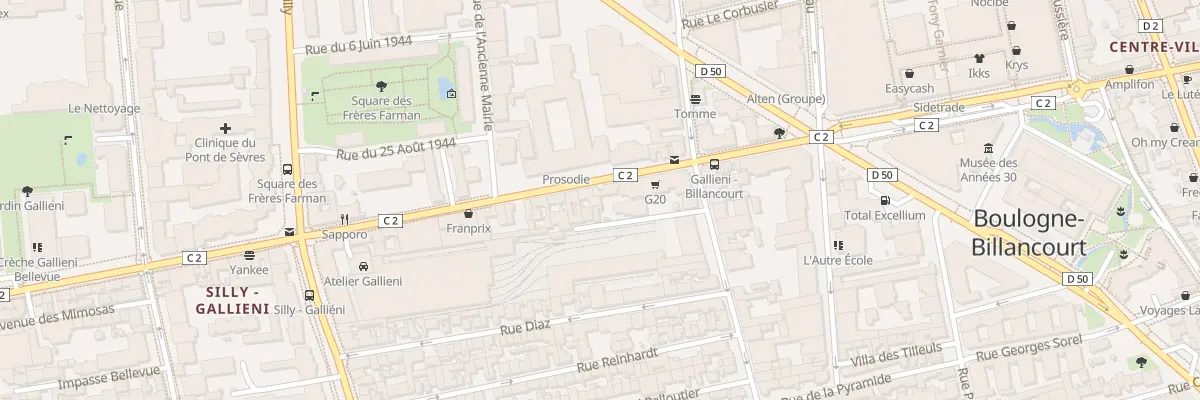 Plan du 169 Rue Gallieni à Boulogne-Billancourt