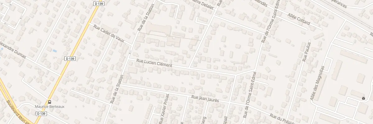 Plan du 17 Rue Lucien Clément à Franconville