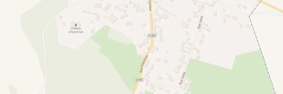 Plan du 12 Rue d’Amiens à Havernas