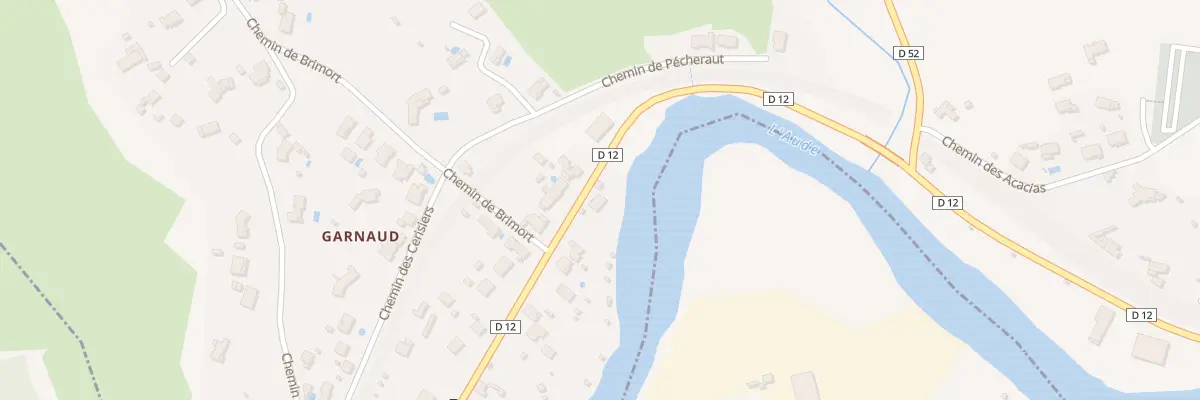 Plan du 218 Garnaud à Montazels