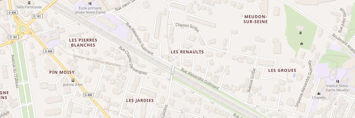 Plan du 78 Rue Alexandre Guilmant à Meudon