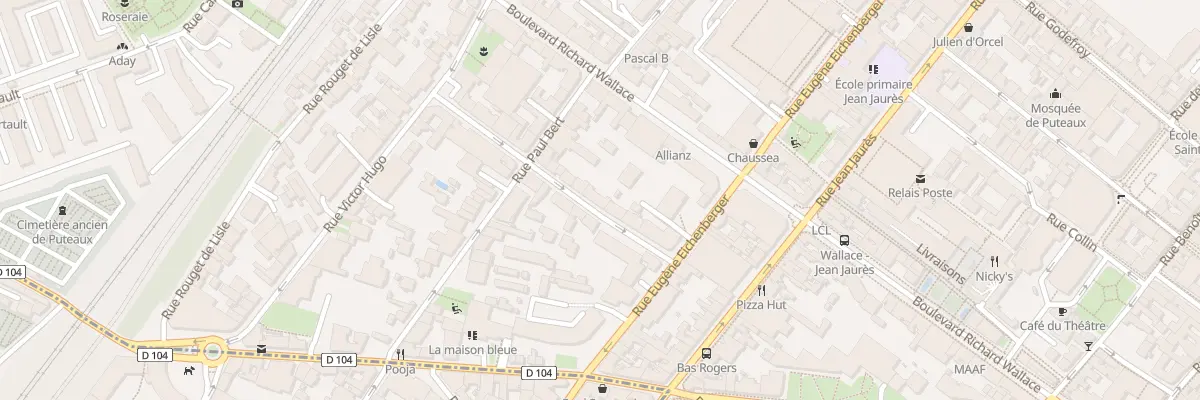 Plan du 6 Rue du Bicentenaire à Puteaux