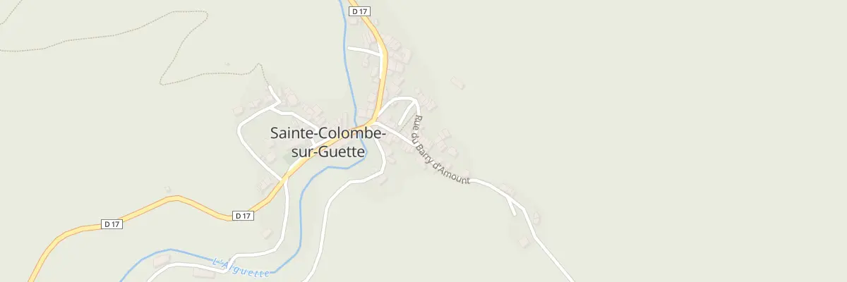 Plan du 42 Le Village à Sainte-Colombe-sur-Guette