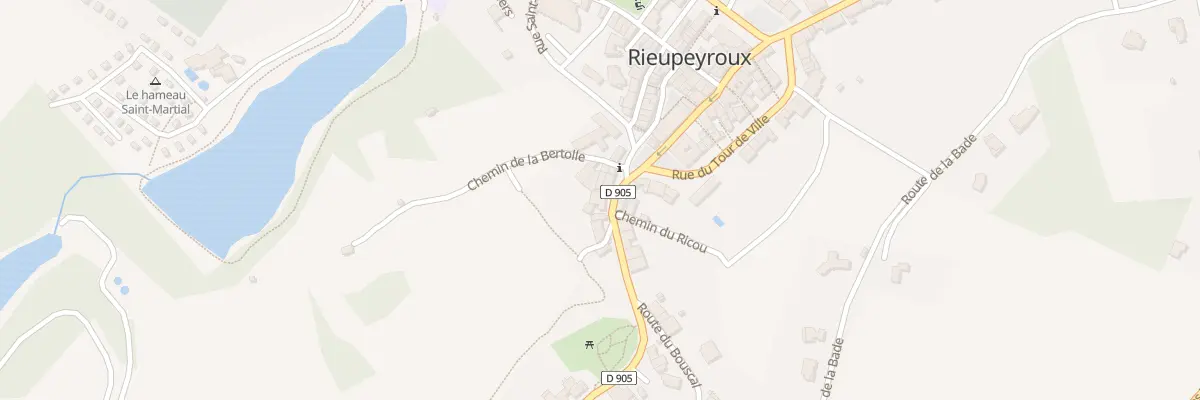 Plan du 6 Av de Carmaux à Rieupeyroux