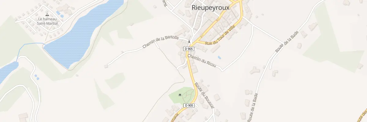 Plan du 12 Av de Carmaux à Rieupeyroux