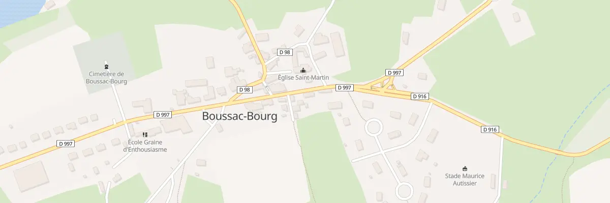 Plan du 28 Rue Grande à Boussac-Bourg