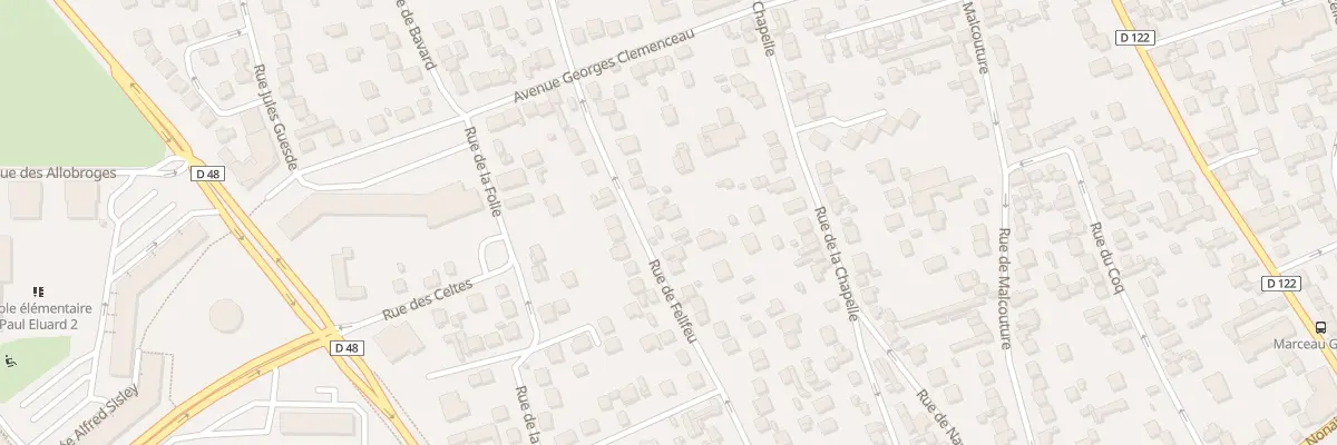 Plan du 50 Rue de Felifeu à Argenteuil