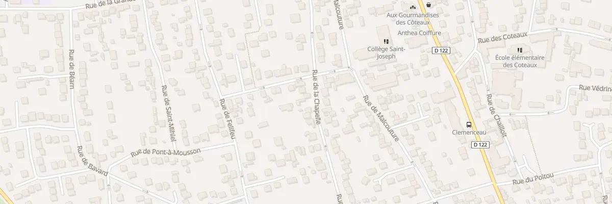 Plan du 119 Rue de la Chapelle à Argenteuil