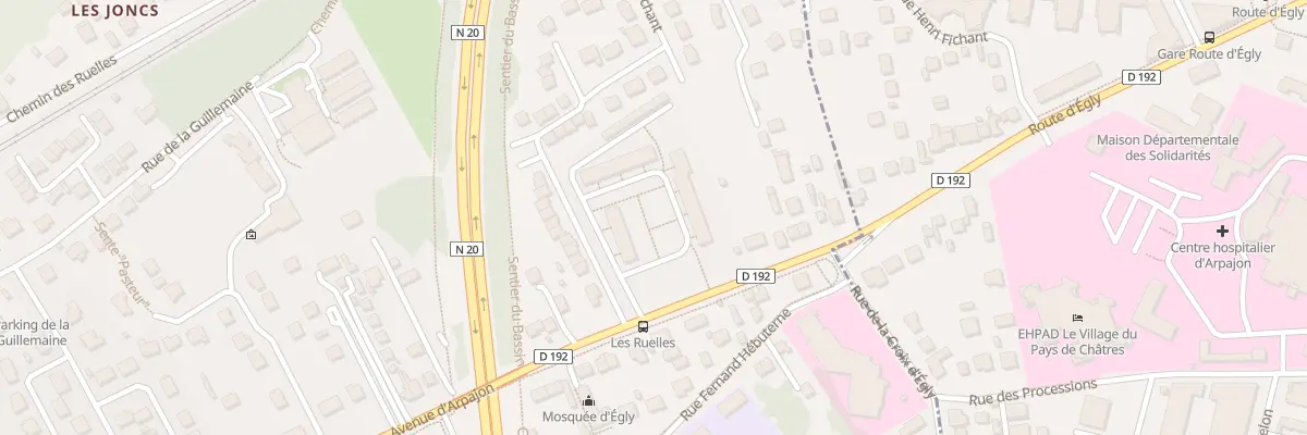 Plan du 1 Res les Ruelles d’Egly à Égly