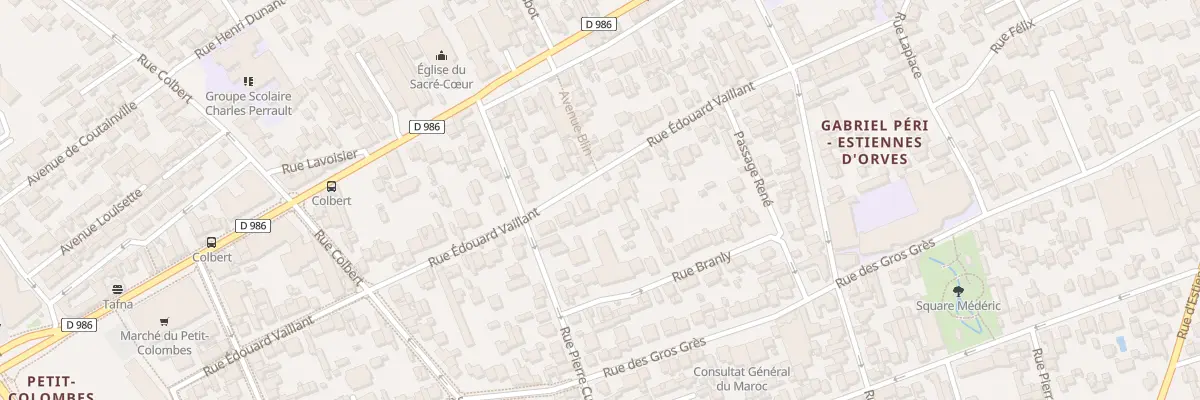 Plan du 49 Rue Edouard Vaillant à Colombes