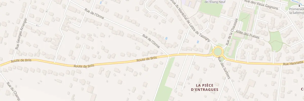 Plan du 125 Rte de Briis à Marcoussis