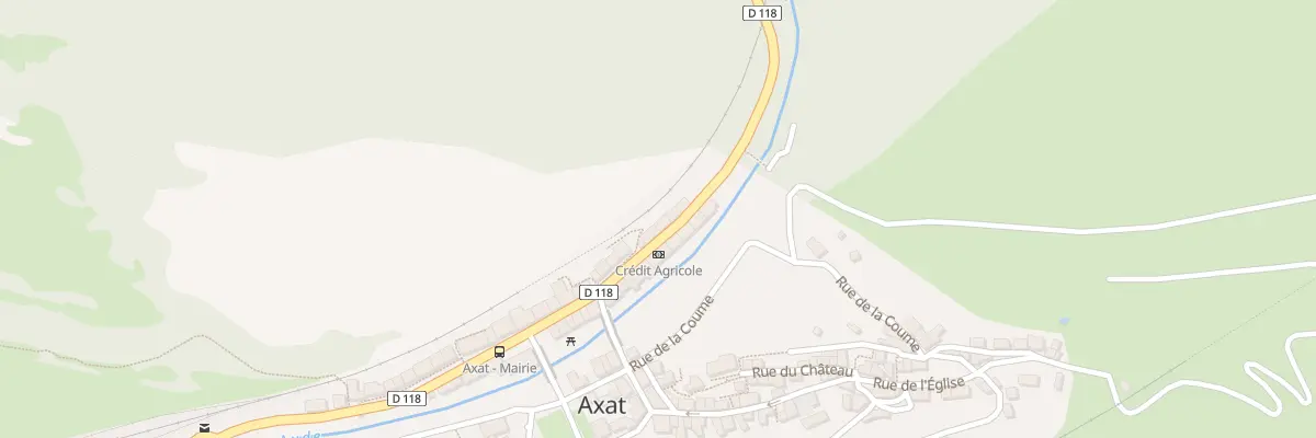 Plan du 147 Rte Departementale à Axat