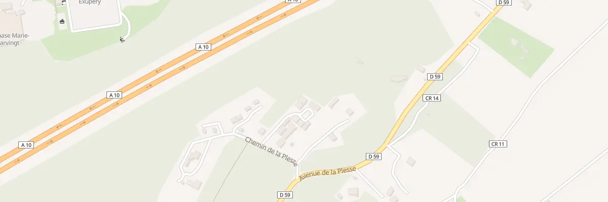 Plan du 4T Che de la Plesse à Villebon-sur-Yvette