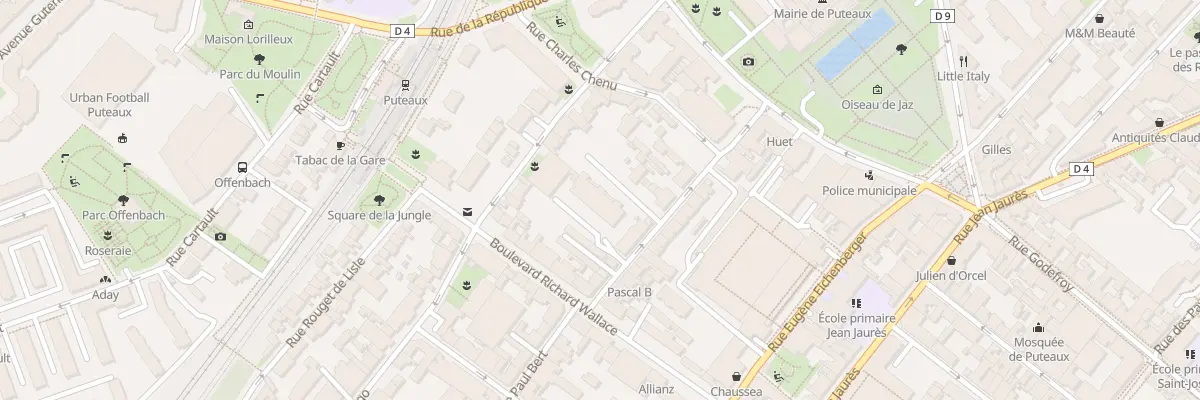 Plan du 62 Rue Victor Hugo à Puteaux