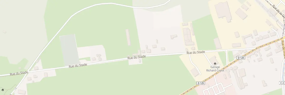 Plan du 595 Rue du Stade à Berthecourt