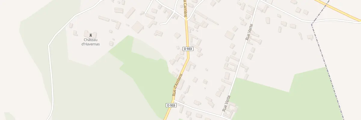 Plan du 10 Rue d’Amiens à Havernas