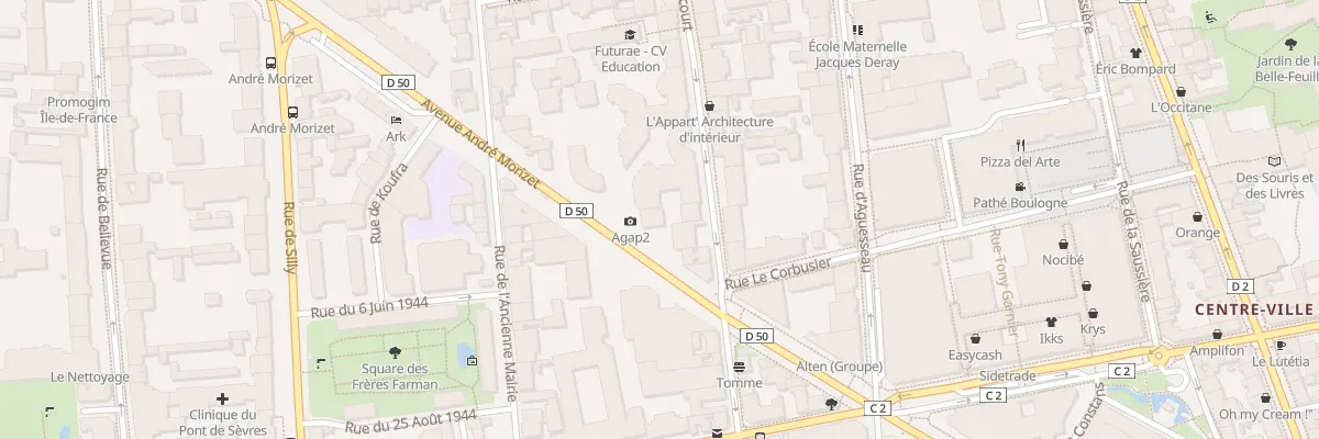 Plan du 80 Rue de Billancourt à Boulogne-Billancourt