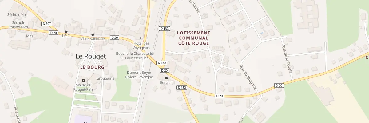 Plan du 2 Rue des Tilleuls - Le Rouget au Rouget-Pers