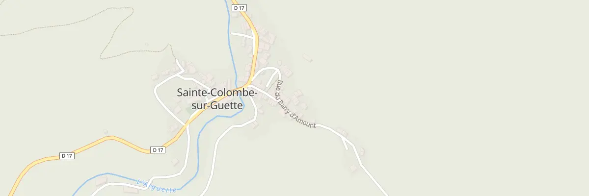 Plan du 40 Le Village à Sainte-Colombe-sur-Guette