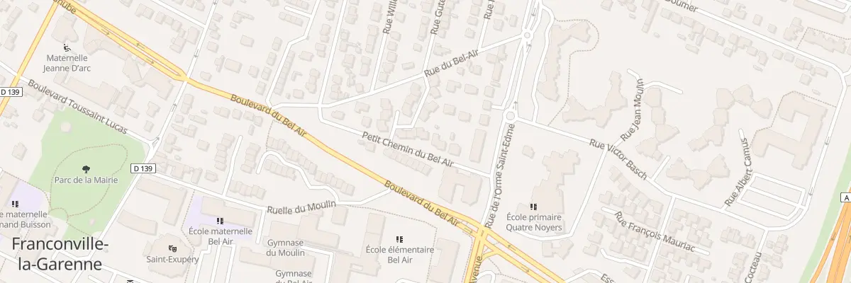 Plan du 6 Rue Louise Michel à Franconville