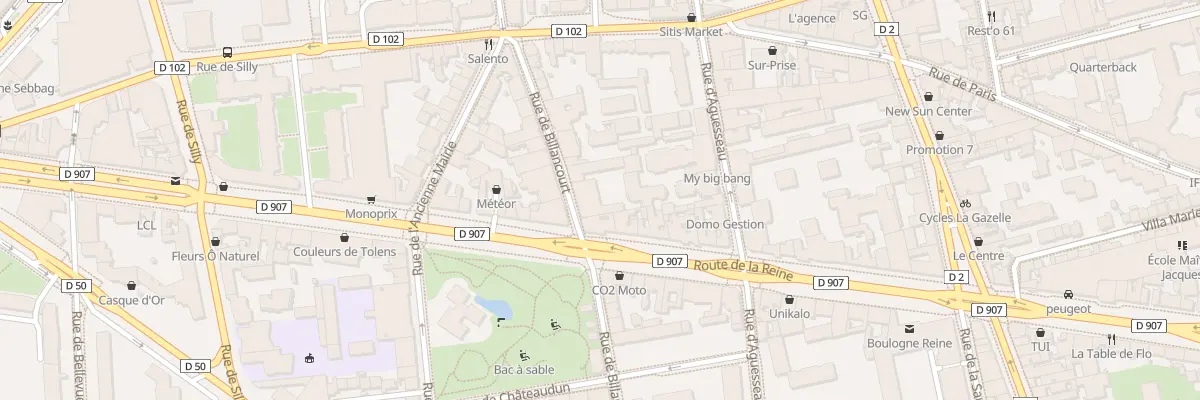 Plan du 59 Rue de Billancourt à Boulogne-Billancourt