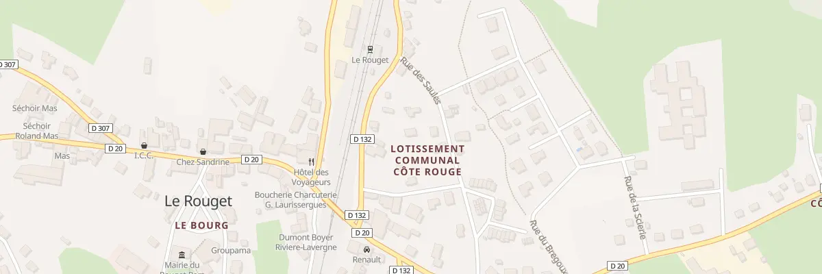 Plan du 7 Rue des Saules au Rouget-Pers