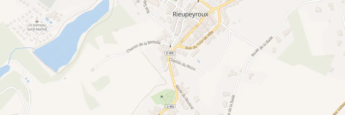 Plan du 3 Av de Carmaux à Rieupeyroux