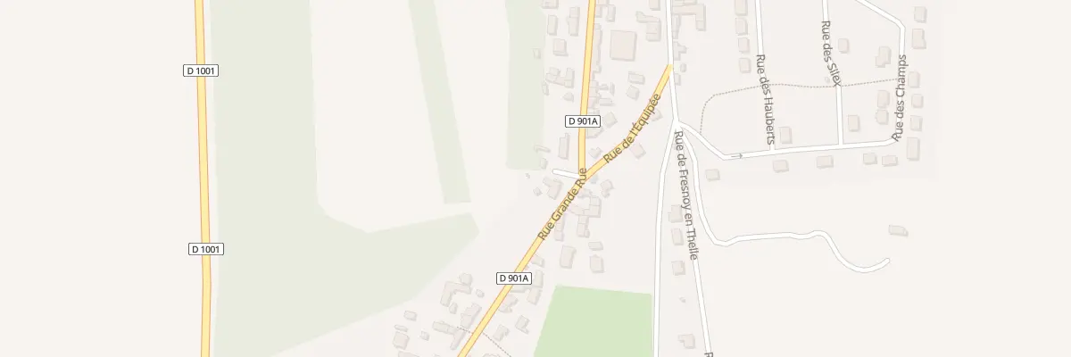 Plan du 29 Rue Grande Rue à Puiseux-le-Hauberger