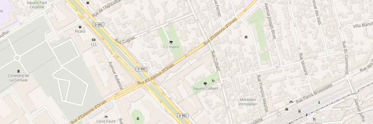 Plan du 289 Rue d’Estienne d’Orves à Colombes
