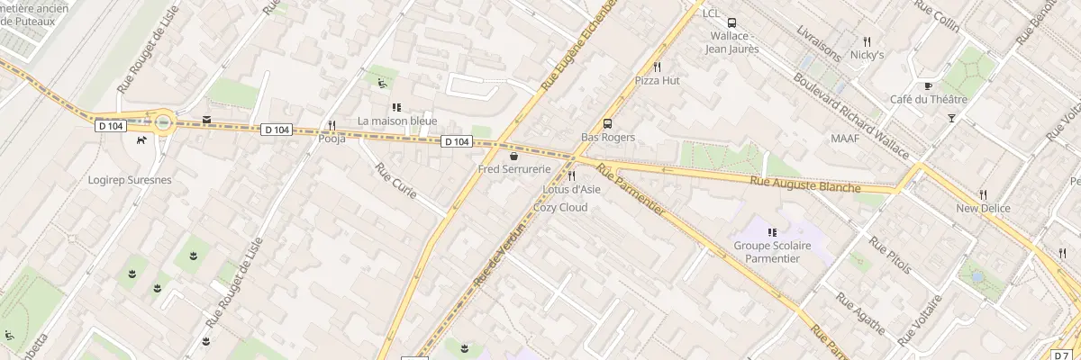 Plan du 199 Rue de Verdun à Suresnes