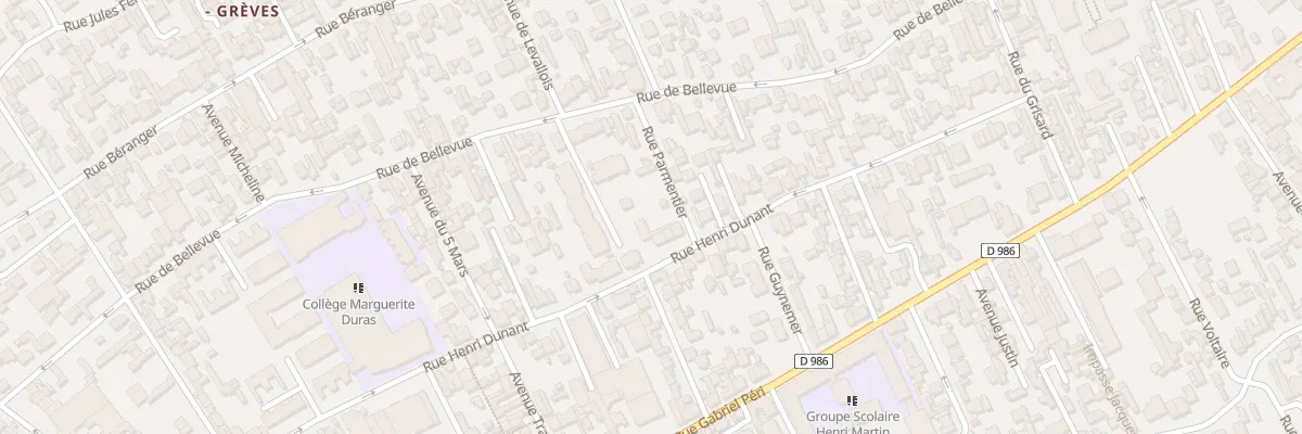 Plan du 76 Rue Henri Dunant à Colombes
