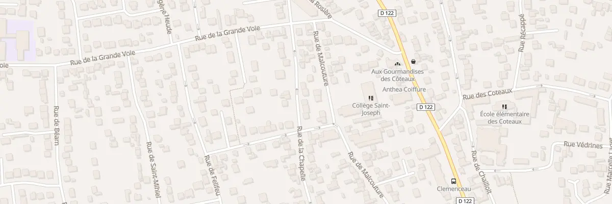 Plan du 122 Rue de la Chapelle à Argenteuil