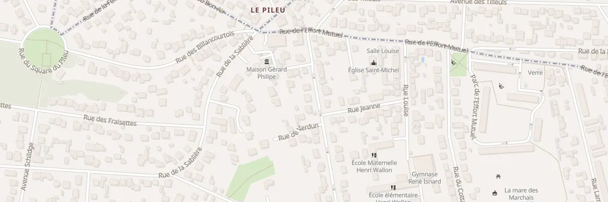 Plan du 25 Rue de Verdun à Palaiseau
