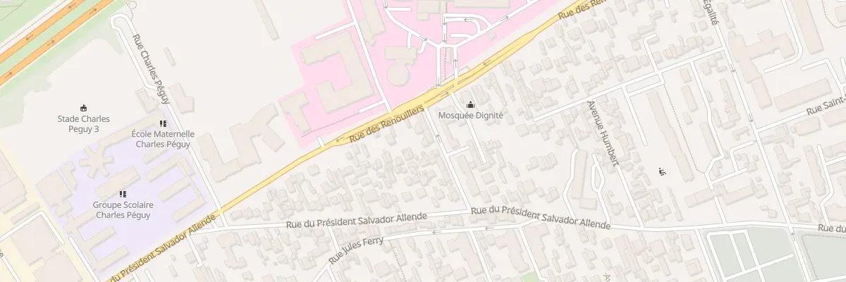 Plan du 207 Rue des Renouilliers à Colombes