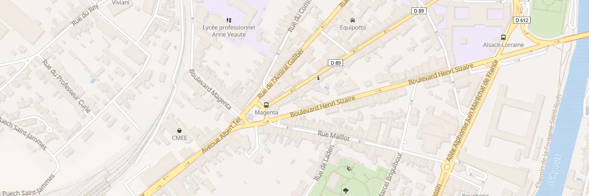 Plan du 55 Av Albert 1er à Castres