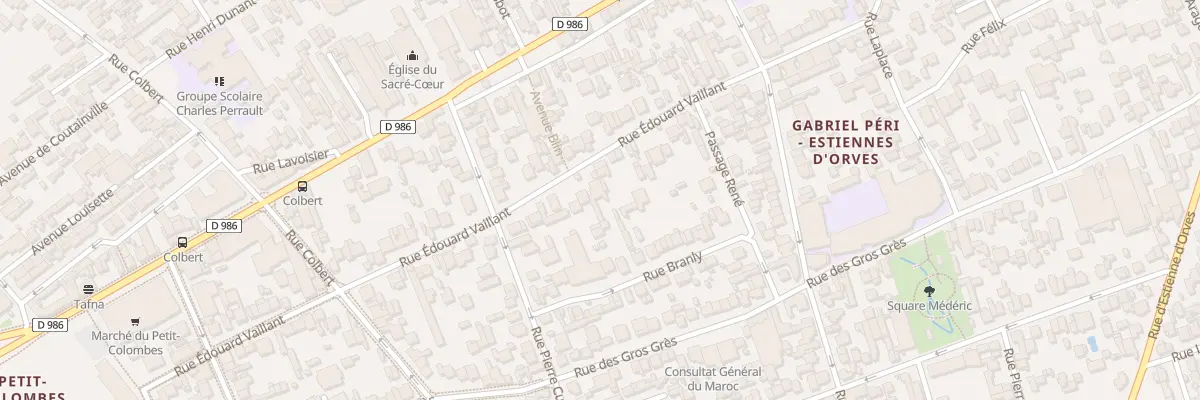 Plan du 45 Rue Edouard Vaillant à Colombes