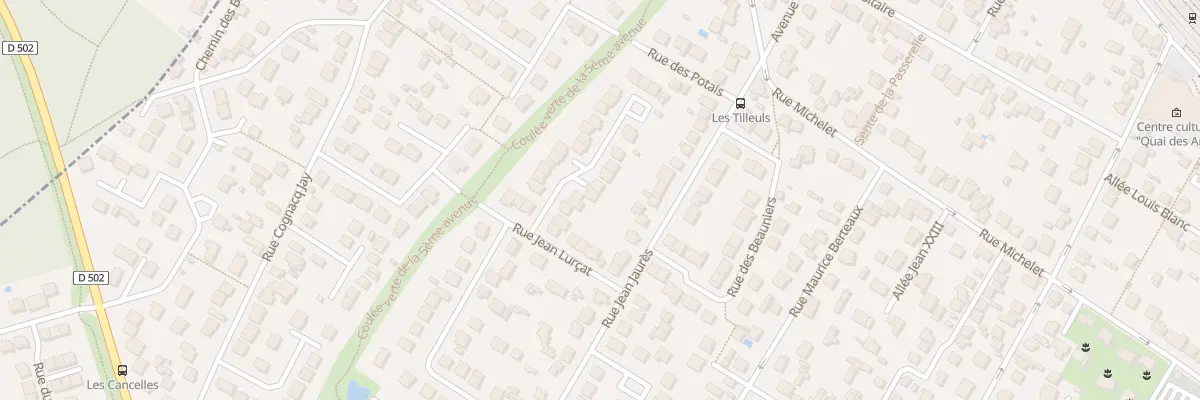 Plan du 10 Rue des Aulnaies à Saint-Leu-la-Forêt